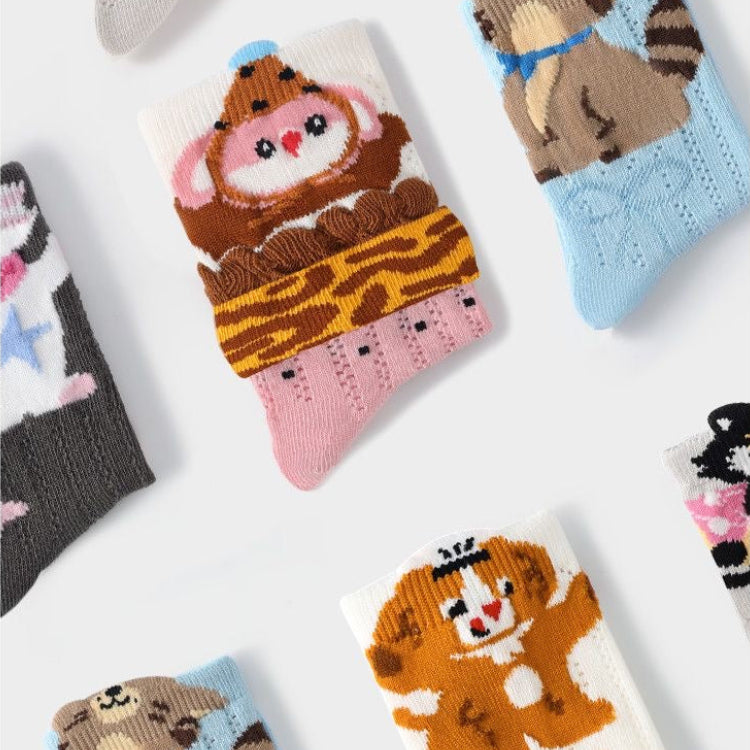 Sensori™ CozyCast Kids' Openwork Animal Crew Socks