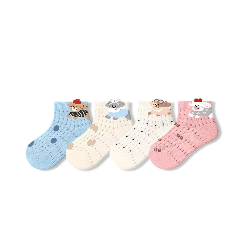 Sensori™ DapperPaws Openwork Ankle Sock Sets
