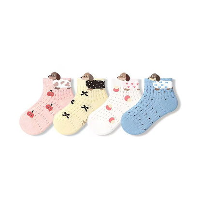 Sensori™ DapperPaws Openwork Ankle Sock Sets