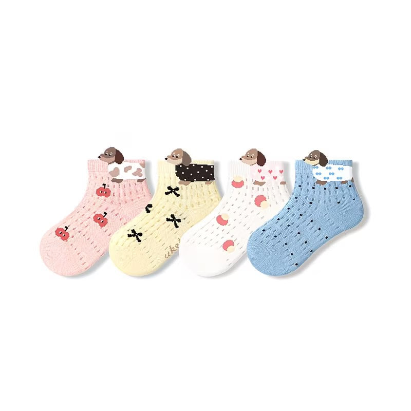 Sensori™ DapperPaws Openwork Ankle Sock Sets