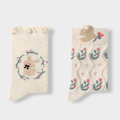 Sensori™ PetalCuff Openwork Socks