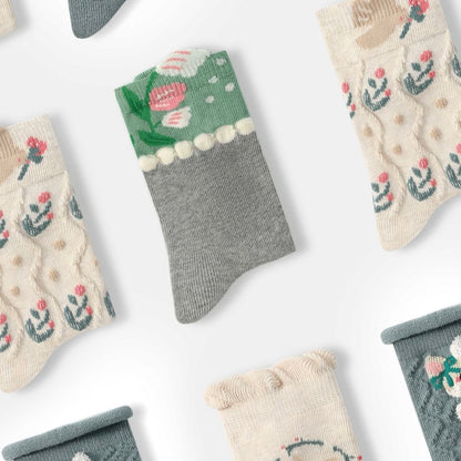 Sensori™ PetalCuff Openwork Socks