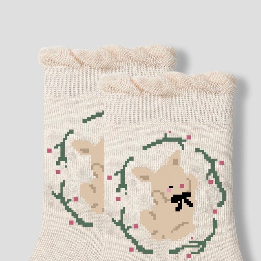 Sensori™ PetalCuff Openwork Socks