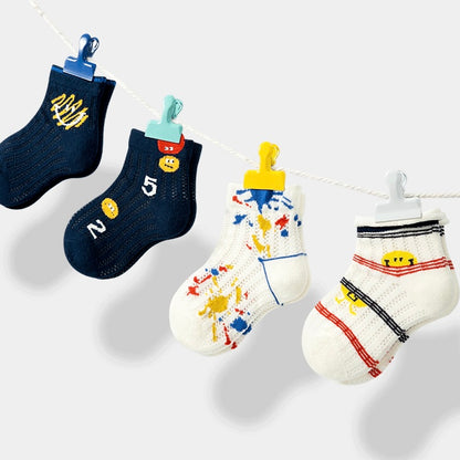 Sensori™ PlaySprint Openwork Ankle Sock Sets