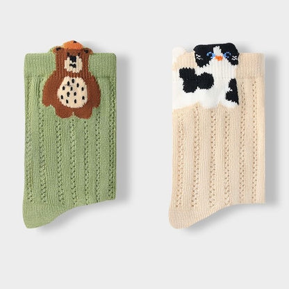 Sensori™ RoamPals Non-Slip Animal Crew Socks