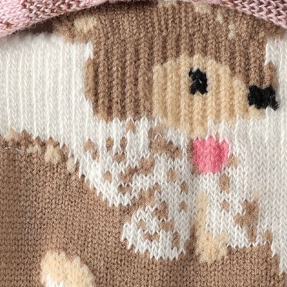 Sensori™ KnitPals Girls' Textured Animal Crew Sock Sets