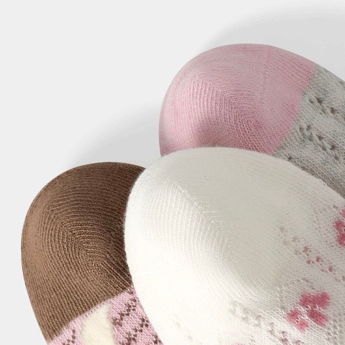 Sensori™ KnitPals Girls' Textured Animal Crew Sock Sets