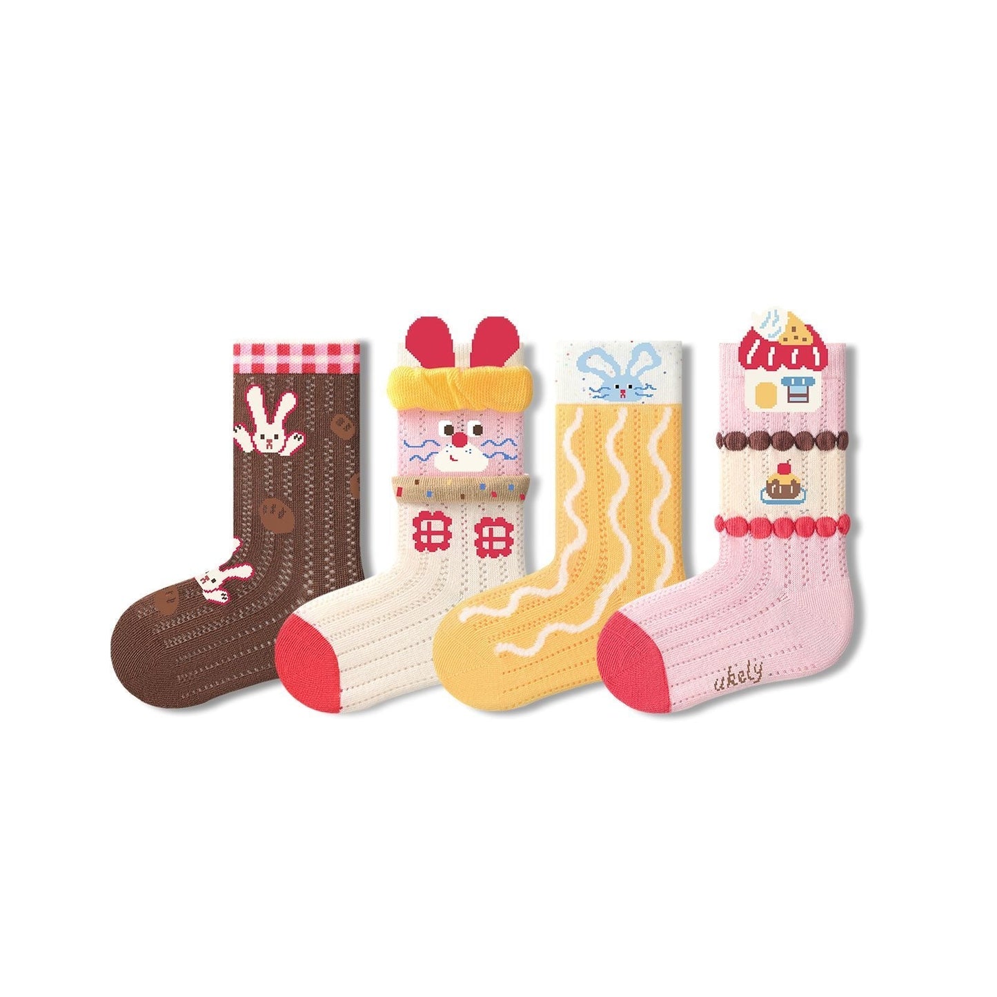Sensori™ StoryPatch Girls' Textured Crew Sock
