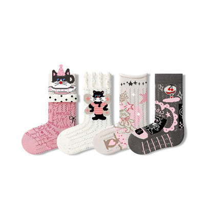 Sensori™ StoryPatch Girls' Textured Crew Sock