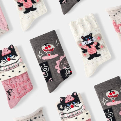 Sensori™ StoryPatch Girls' Textured Crew Sock