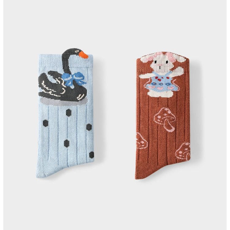 Sensori™ StorySprout Girls' 3D Animal Crew Sock
