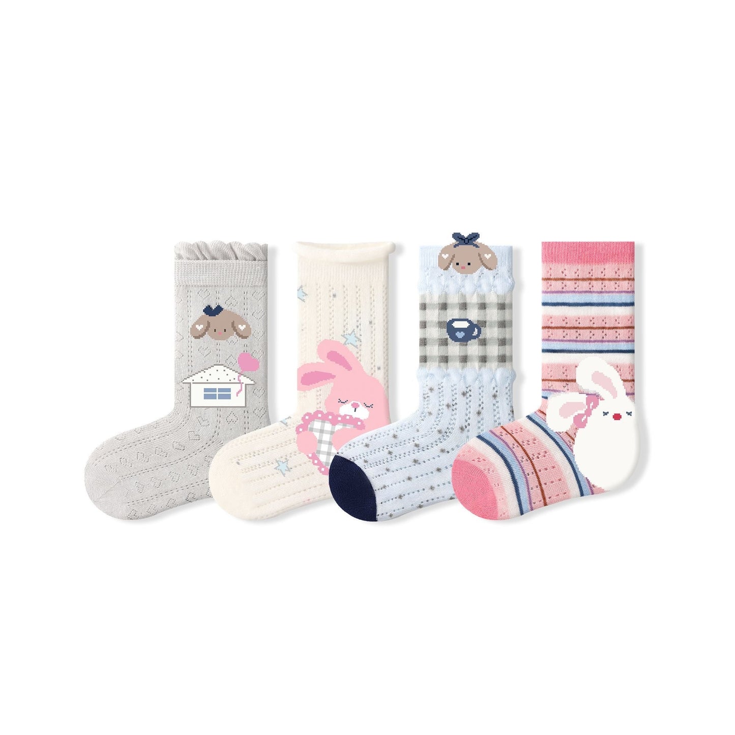 Sensori™ StoryPatch Girls' Textured Crew Sock