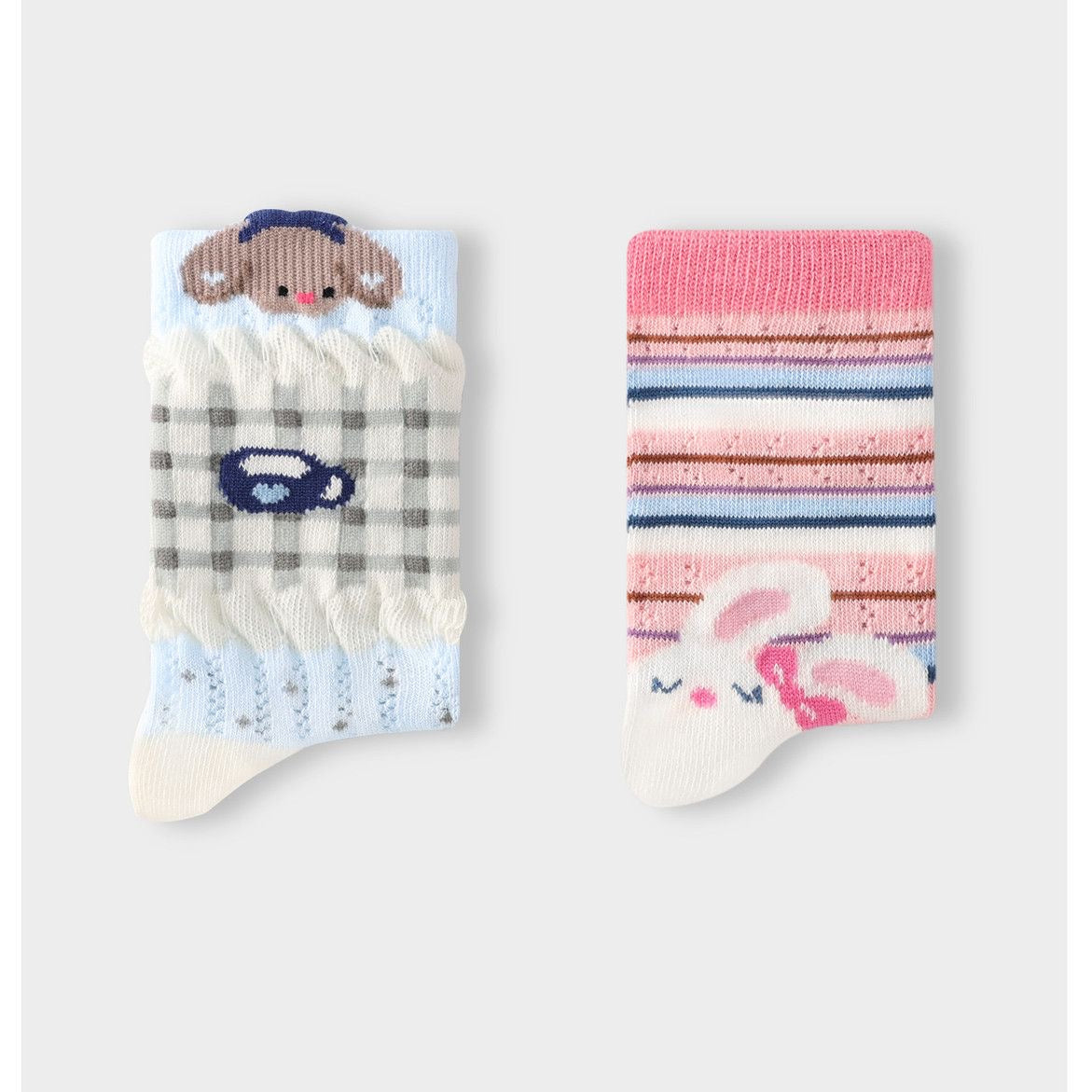 Sensori™ StoryPatch Girls' Textured Crew Sock