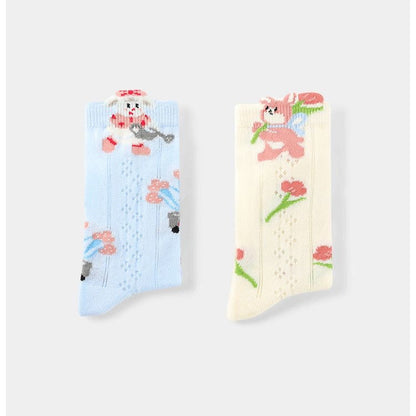 Sensori™ StorySprout Girls' 3D Animal Crew Sock