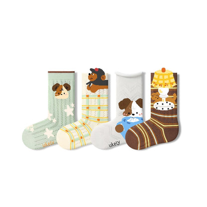 Sensori™ PupStory Textured Crew Sock