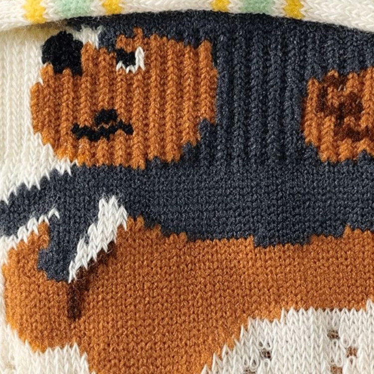 Sensori™ PupStory Textured Crew Sock