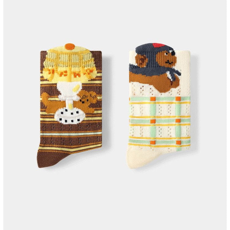 Sensori™ PupStory Textured Crew Sock