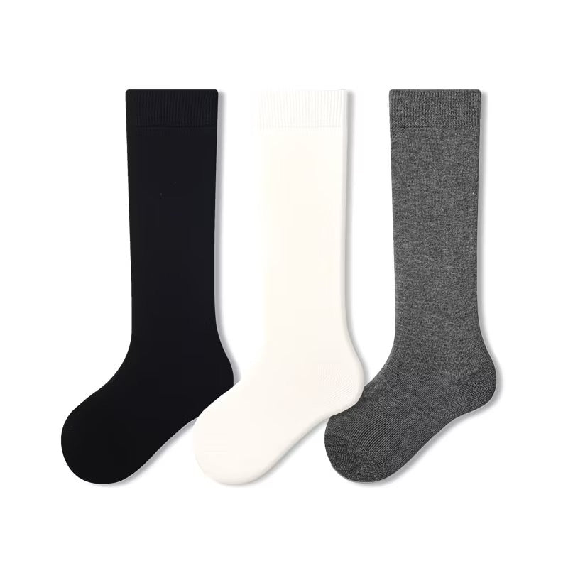 Sensori™ UniformEase Kids' Solid Knee-High Socks