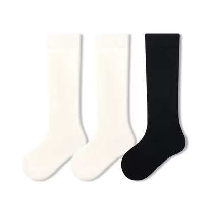 Sensori™ UniformEase Kids' Solid Knee-High Socks