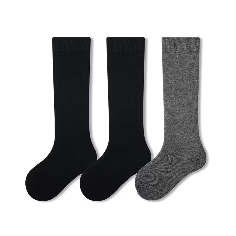 Sensori™ UniformEase Kids' Solid Knee-High Socks