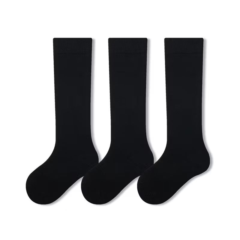 Sensori™ UniformEase Kids' Solid Knee-High Socks