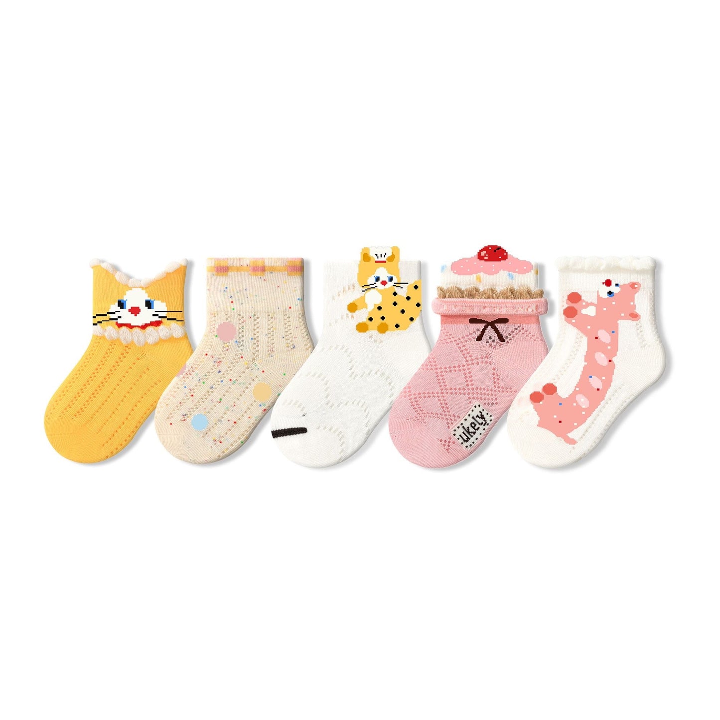 Sensori™ Petite Pals Openwork Ankle Socks