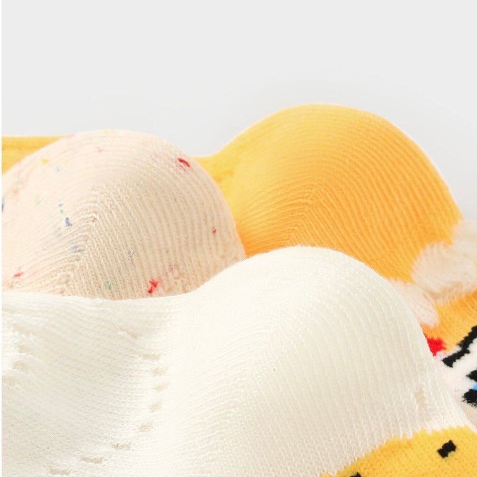 Sensori™ Petite Pals Openwork Ankle Socks
