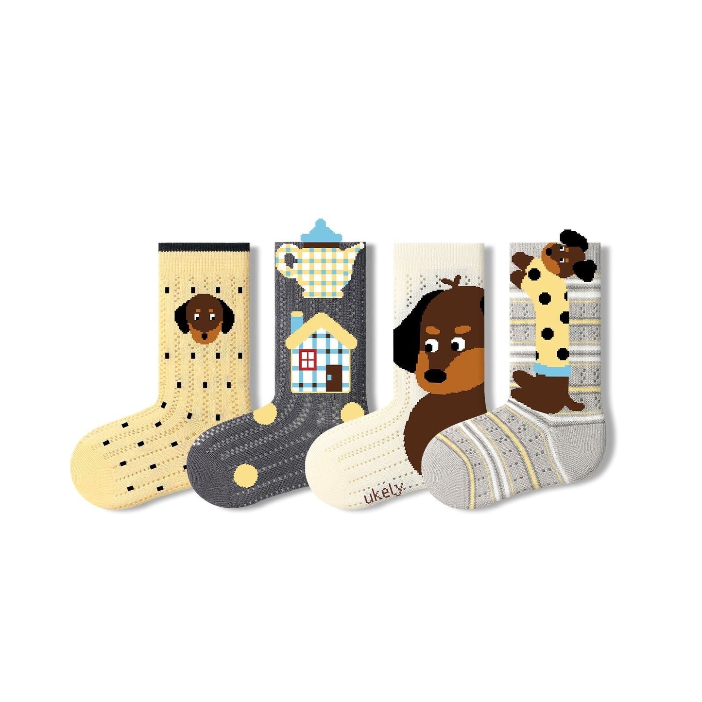 Sensori™ PupStory Textured Crew Sock