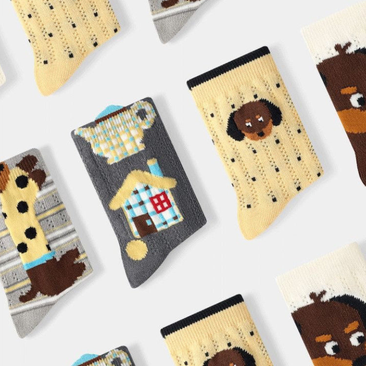 Sensori™ PupStory Textured Crew Sock
