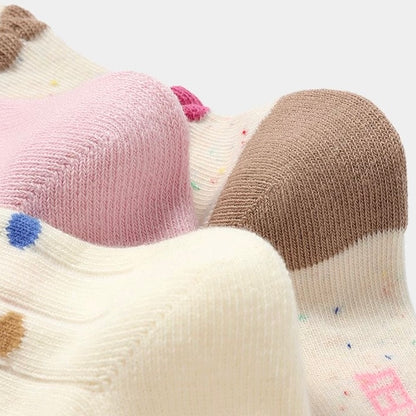 Sensori™ KnitPals Girls' Textured Animal Crew Sock Sets