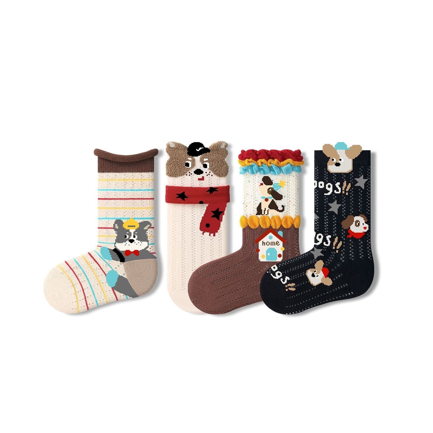 Sensori™ PupStory Textured Crew Sock