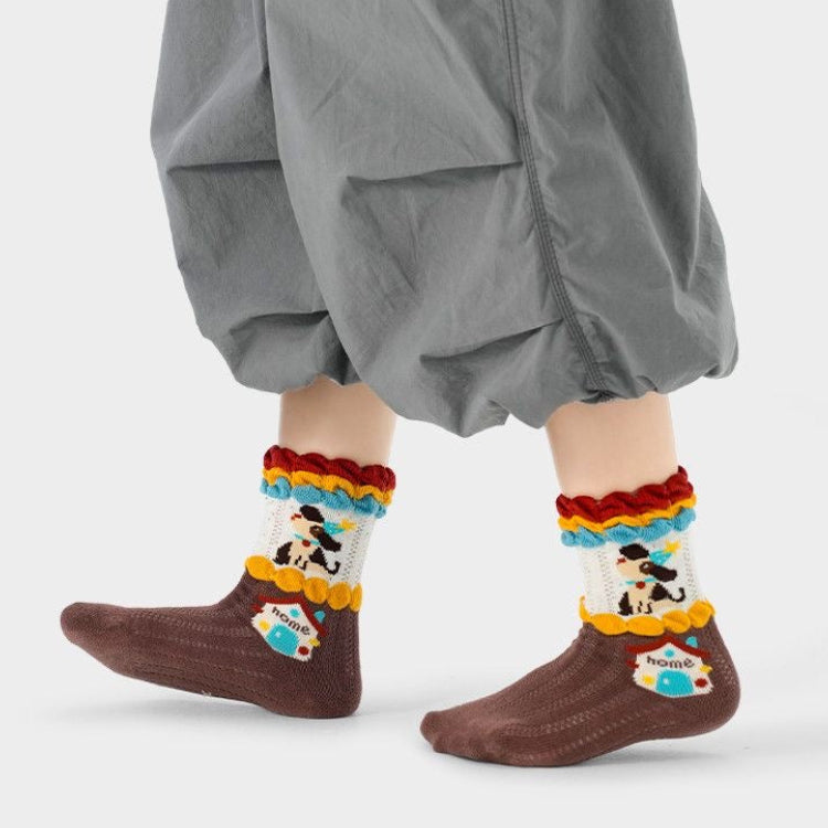 Sensori™ PupStory Textured Crew Sock