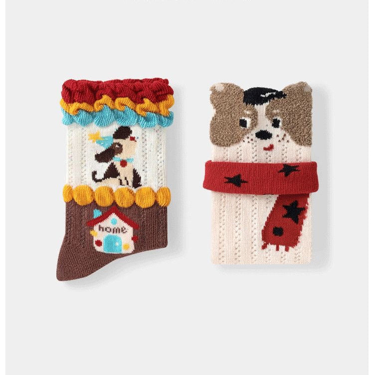 Sensori™ PupStory Textured Crew Sock