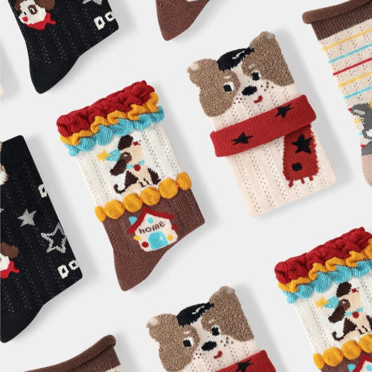 Sensori™ PupStory Textured Crew Sock