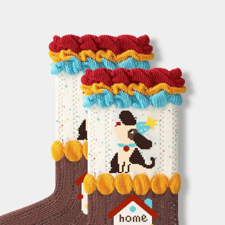 Sensori™ PupStory Textured Crew Sock