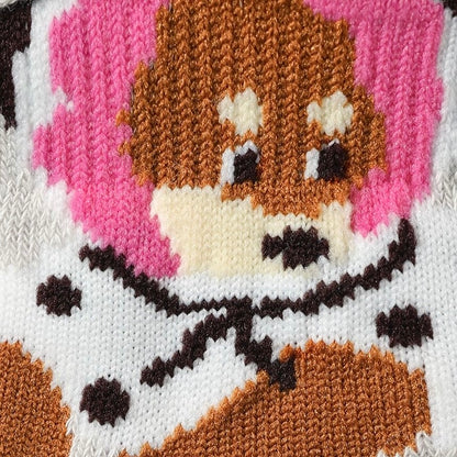 Sensori™ Petite Pals Openwork Ankle Socks