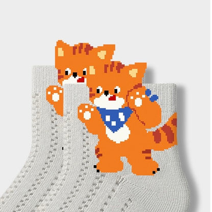 Sensori™ Petite Pals Openwork Ankle Socks