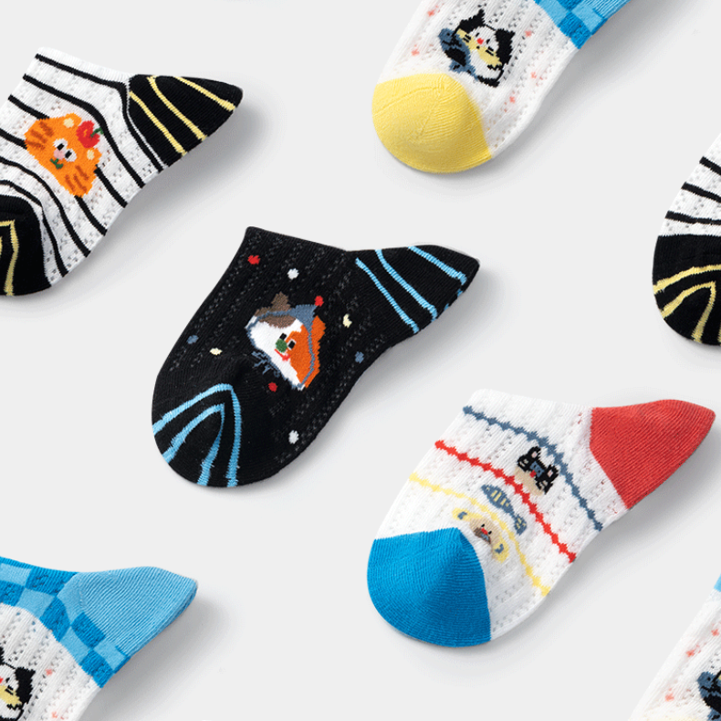 Sensori™ AirPals Kids' Mesh No-Show Socks