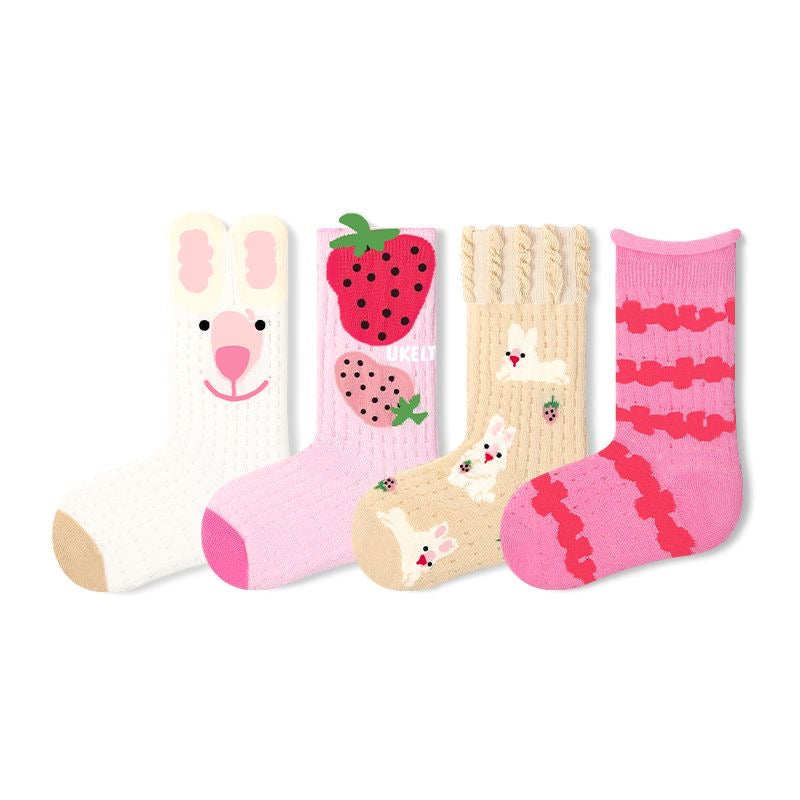 Sensori™ StoryPatch Girls' Textured Crew Sock