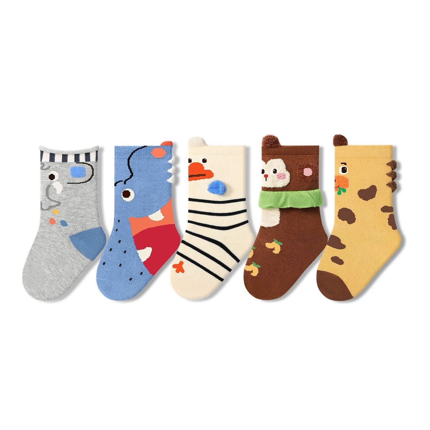 Sensori™ RoamPals Non-Slip Animal Crew Socks