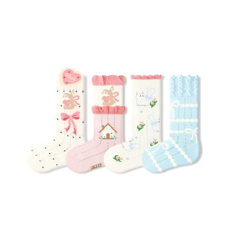 Sensori™ Sweet Bows & Bunnies Socks