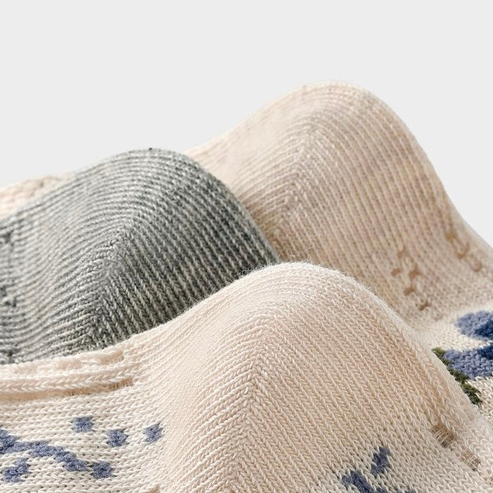 Sensori™ Vintage Florals & Bows Socks