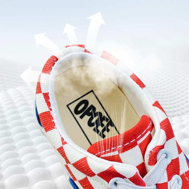 Sensori™ Retro Doodle Checkerboard Sneakers