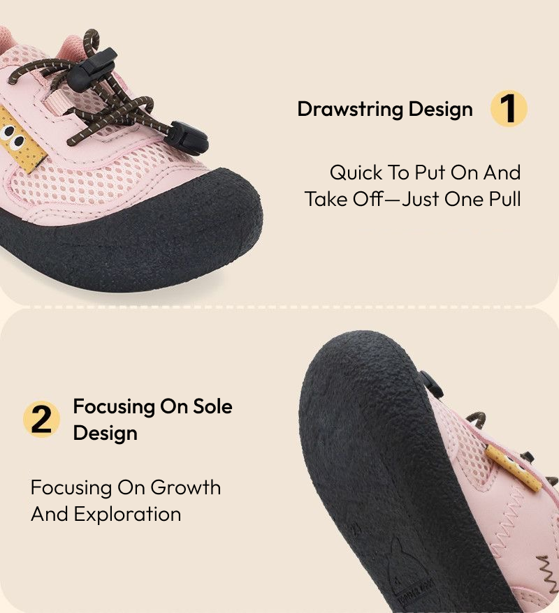 Sensori™ Kids Retro Gorpcore Barefoot Sneakers