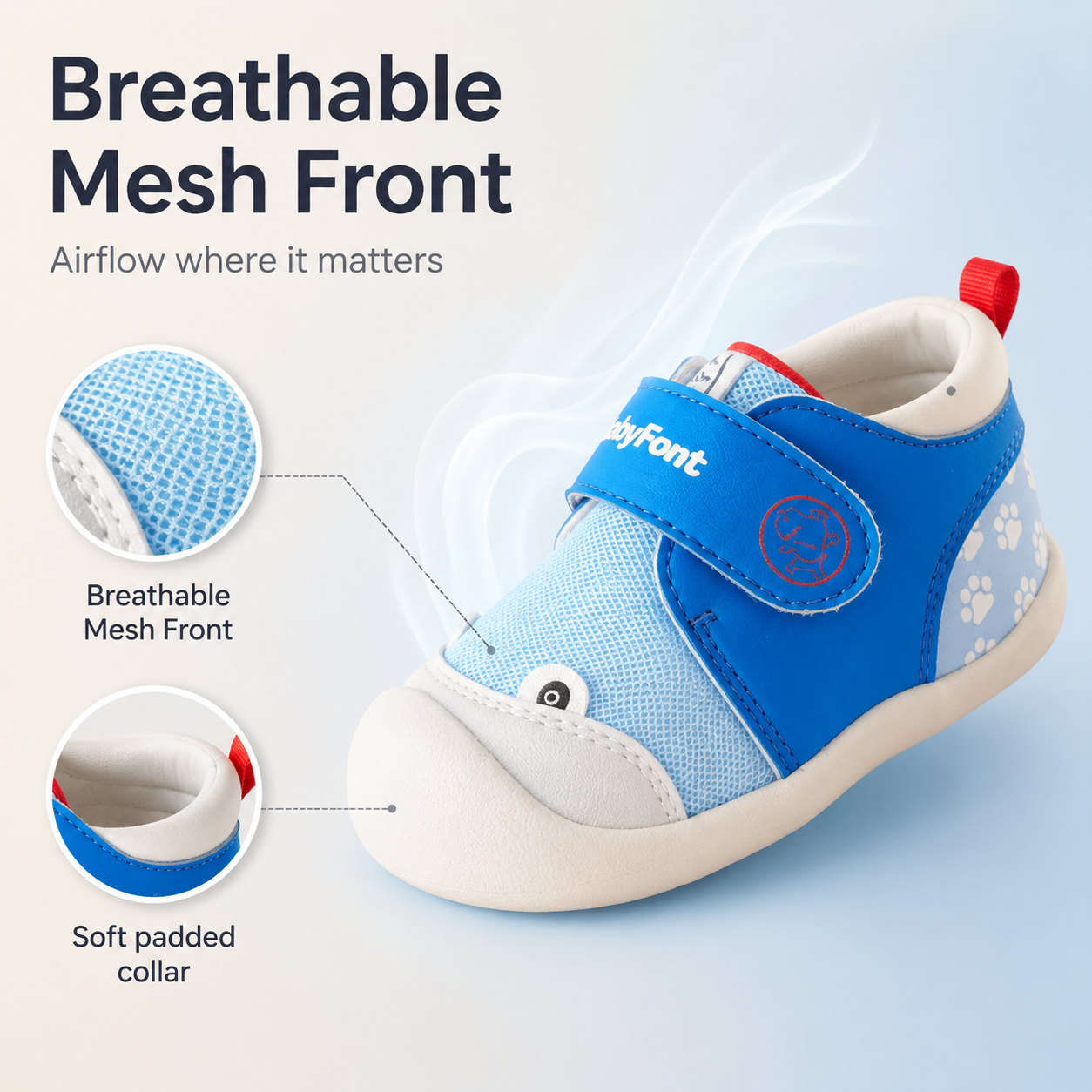Sensori™ PawStep Protective-Toe Sneakers