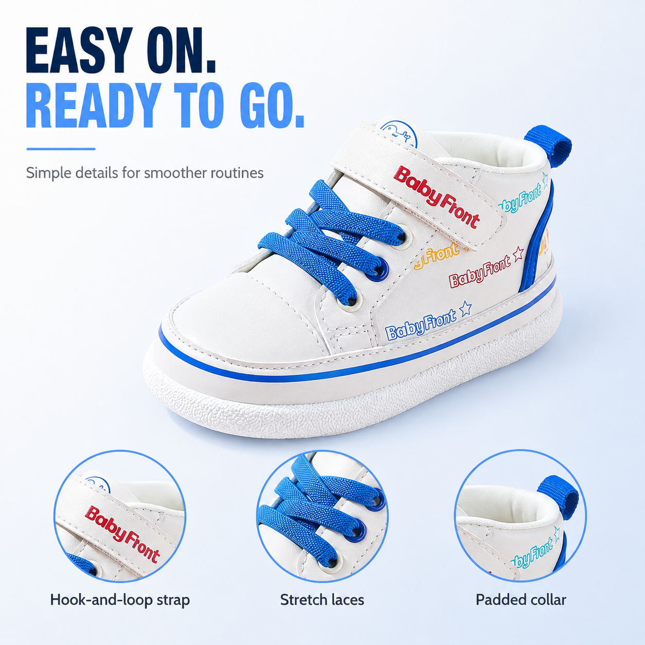 Sensori™ CityLoop Easy-On High-Top Sneakers